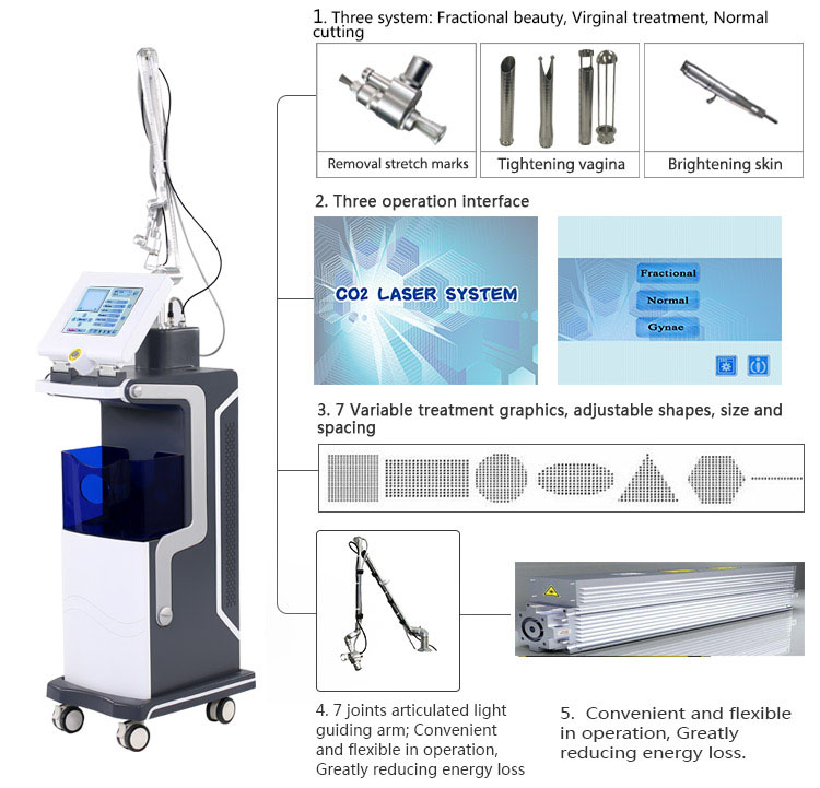 HOT Dermatology Aesthetic vaginal tigthening fractional co2 laser equipment